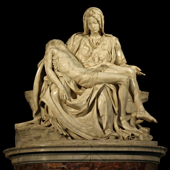 Pietà (Michelangelo) – mramorna skulptura,1500., Crkva sv. Petra u Vatikanu.