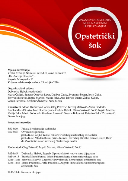 Opstretički šok_program2